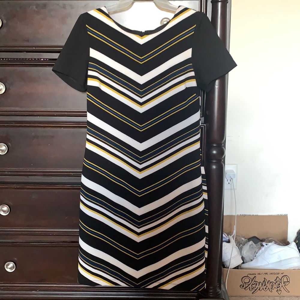 Striped Fitted Dress